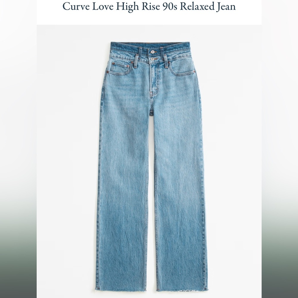 Abercrombie and Fitch Curve Love 90s Relaxed Jean